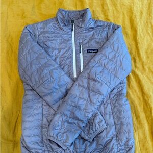 Patagonia Light Purple Quilted Jacket